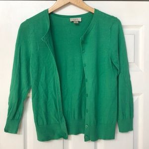 LOFT button up cardigan